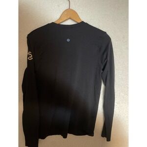 Lululemon Swiftly Tech Long Sleeve Shirt Black Athletic Top Womens Size s 6-8